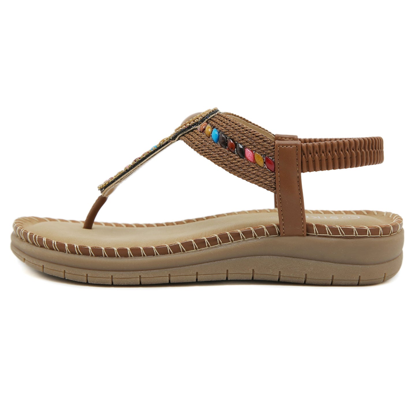 Bohemian Crystal Flip Flop Sandals