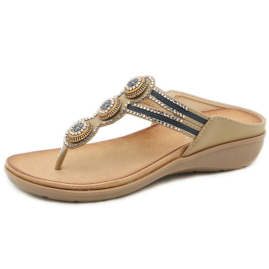 Boho Vintage Beaded Comfortable Vacation Seaside Beach Shoes