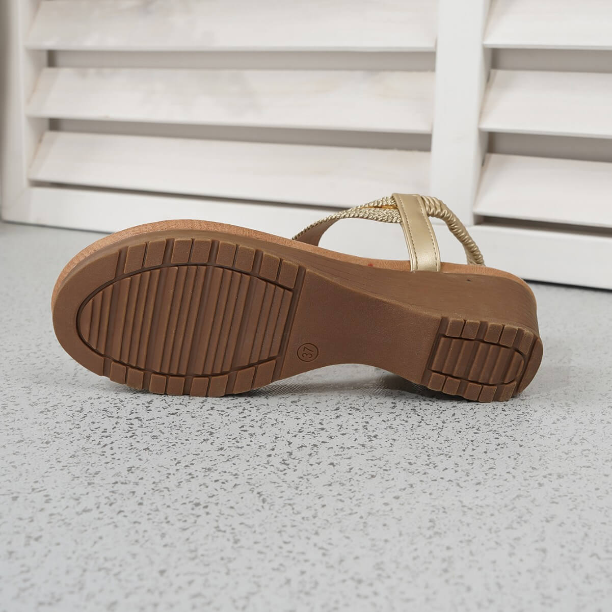 Ladies Boho Festival Wedge Sandals
