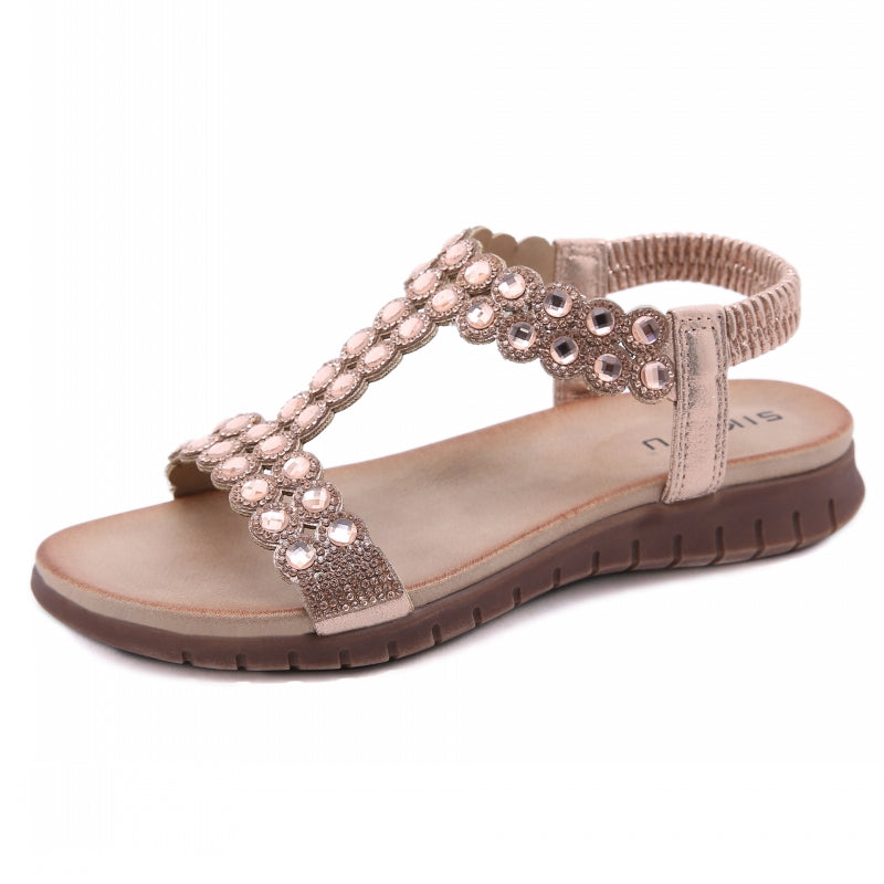 Soft Sole Rhinestone Sandals