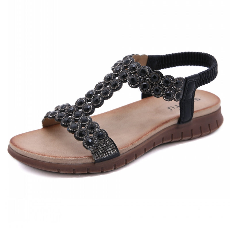 Soft Sole Rhinestone Sandals