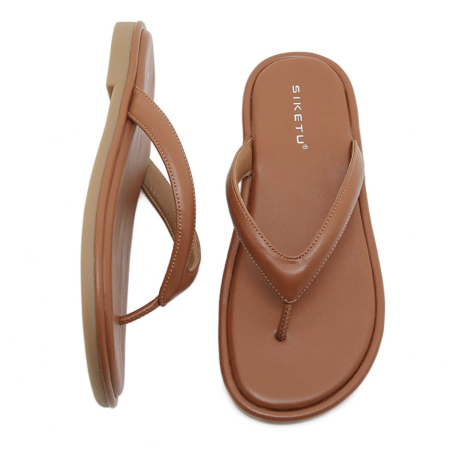 Women's Minimalist Leather Flip Flop