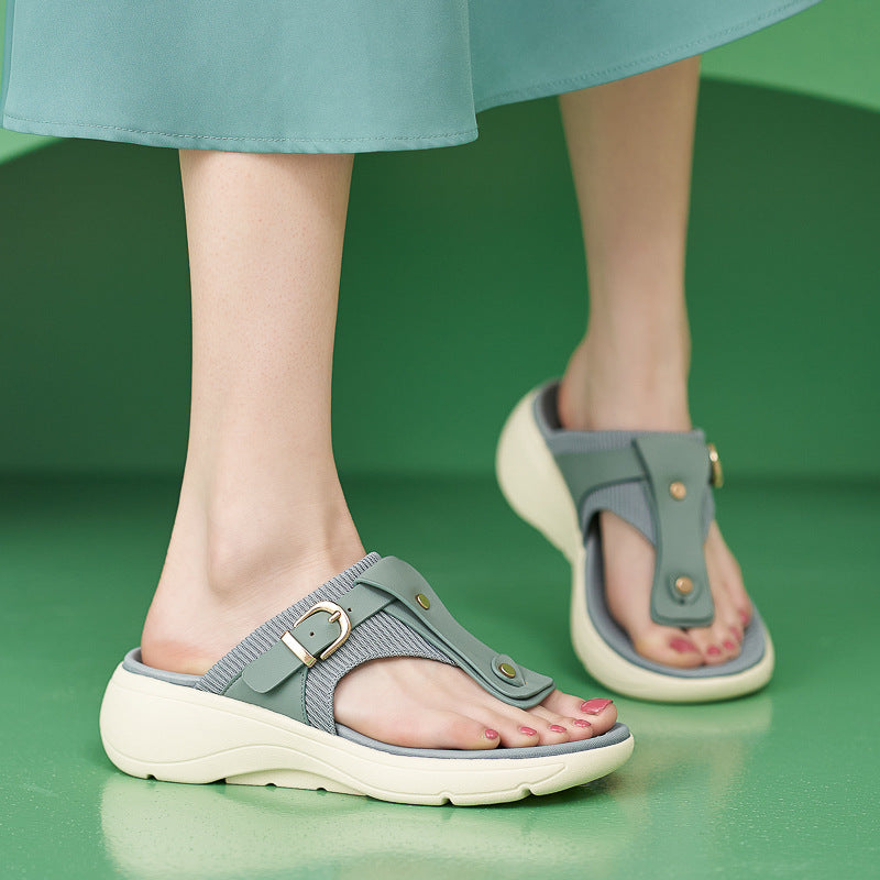 Comfortable Womens Wedge Sandals for Wider Feet
