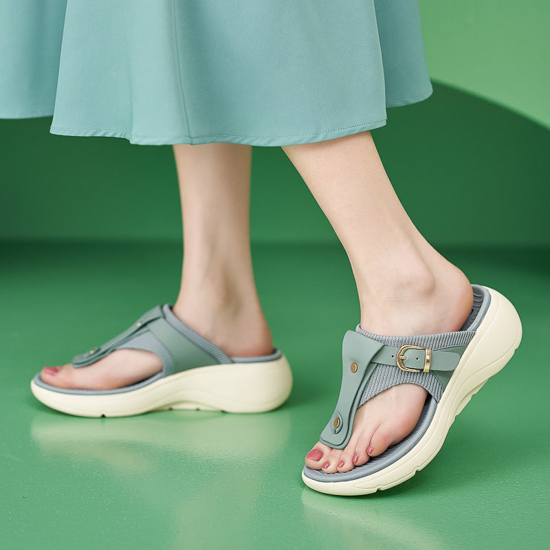 Comfortable Womens Wedge Sandals for Wider Feet