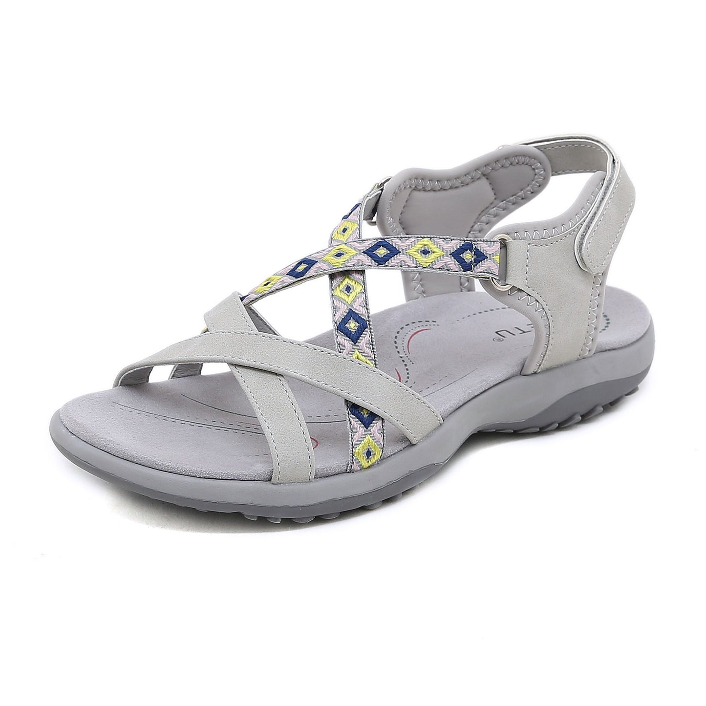 Criss Cross Straps Walking Sandals For Women