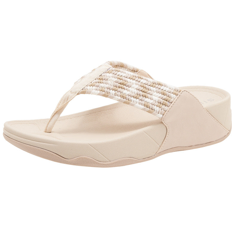 Platform Comfy Summer Slipper Flip Flop Backless Sandals