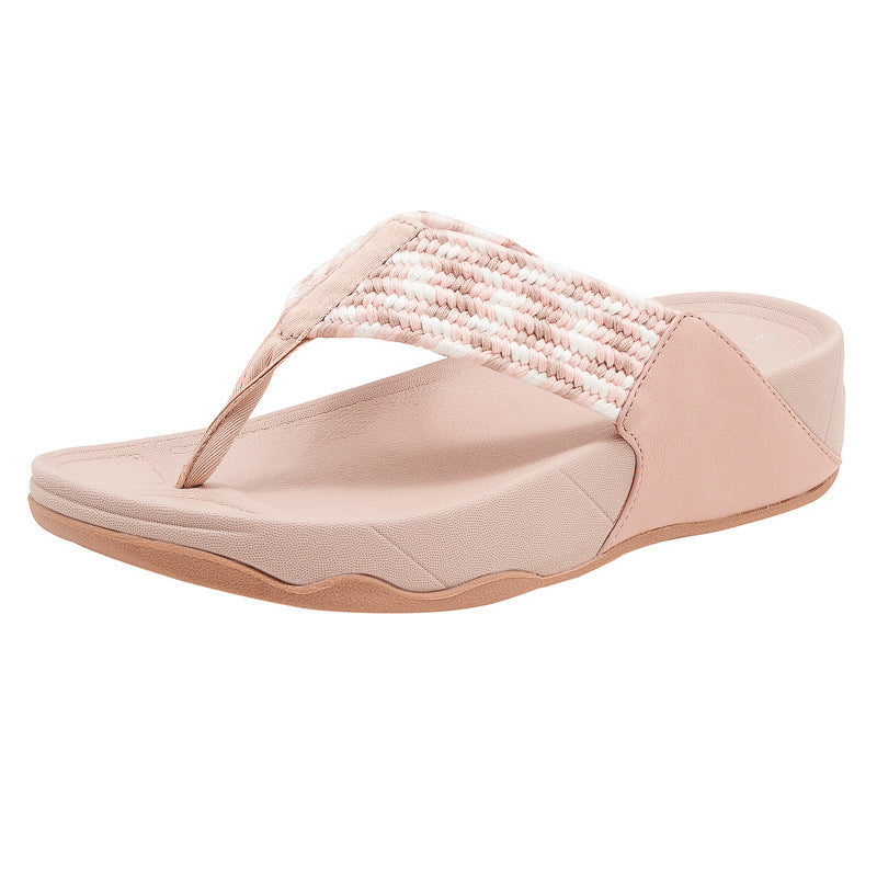 Platform Comfy Summer Slipper Flip Flop Backless Sandals