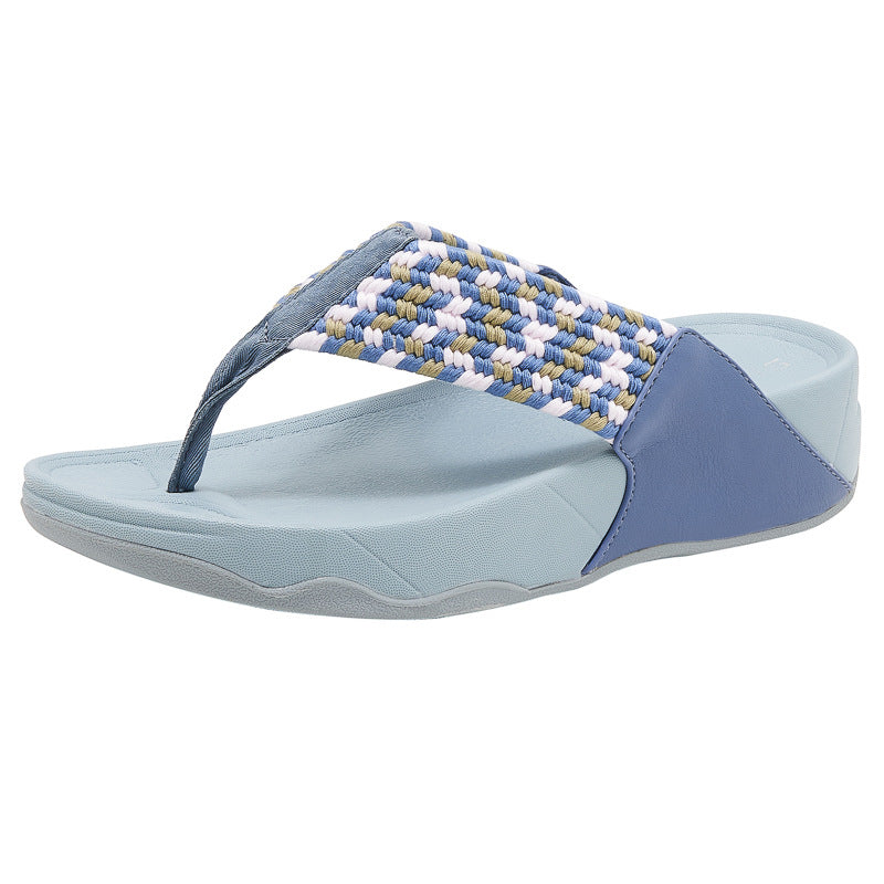 Platform Comfy Summer Slipper Flip Flop Backless Sandals