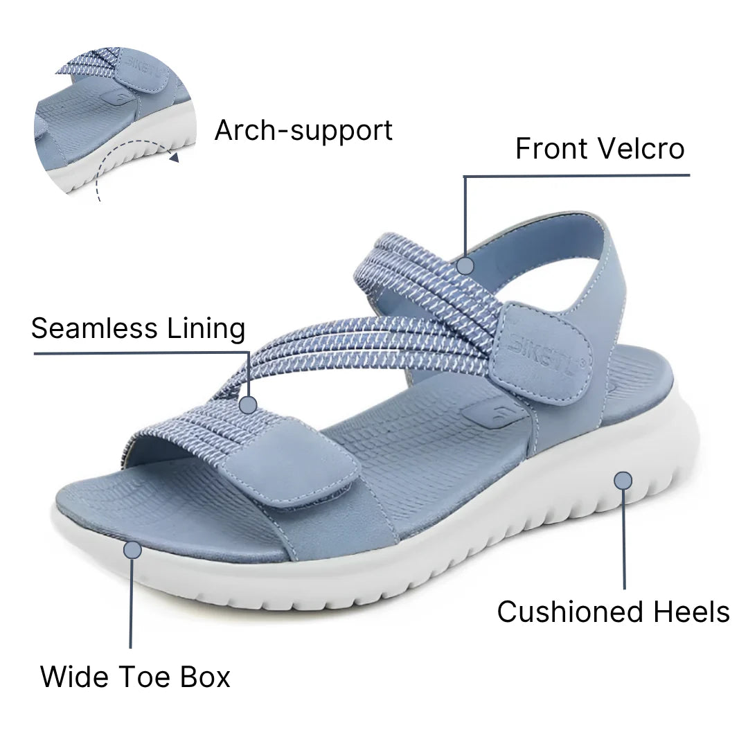 Comfortable sandals with arch support