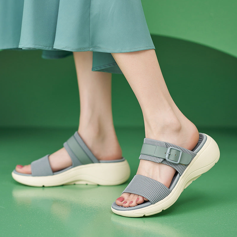 Two Bands Comfortable Sandals For Women