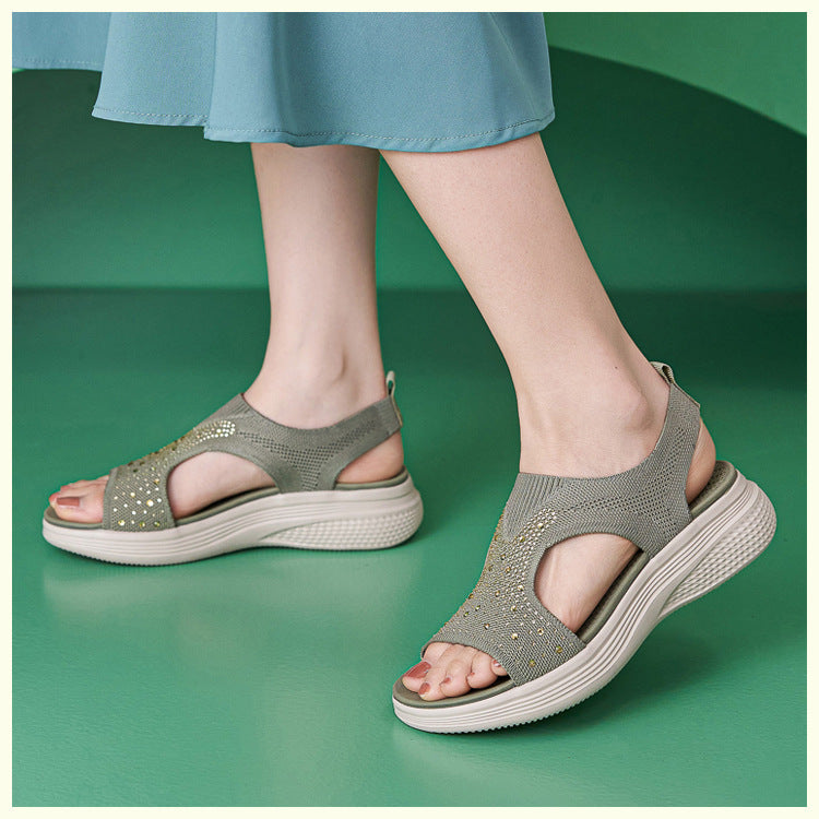 Women's Flyknit Sports Sandals for Walking