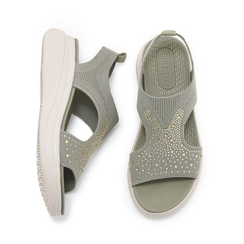 Women's Flyknit Sports Sandals for Walking