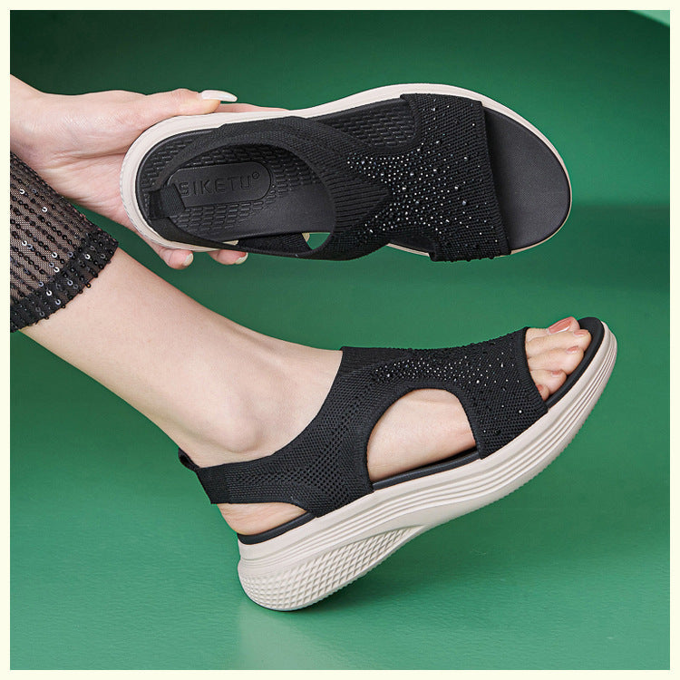 Women's Flyknit Sports Sandals for Walking